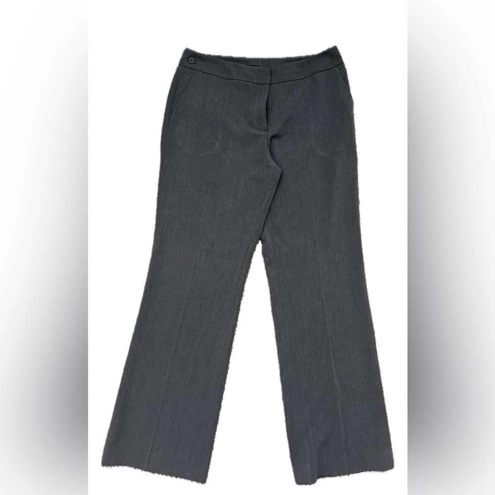 Anne Klein Gray Boot Cut stretch Pants Size 8